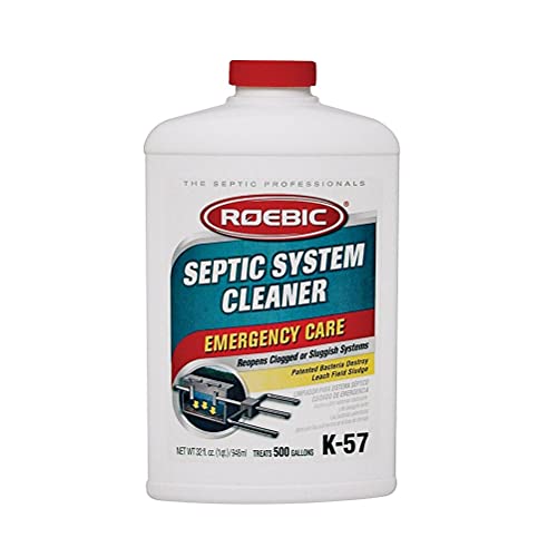 Image of Roebic K-57-Q Septic System Cleaner: 32 Ounces, Cleans and Maintains Septic Systems for Optimal Performance (Pack of 4)