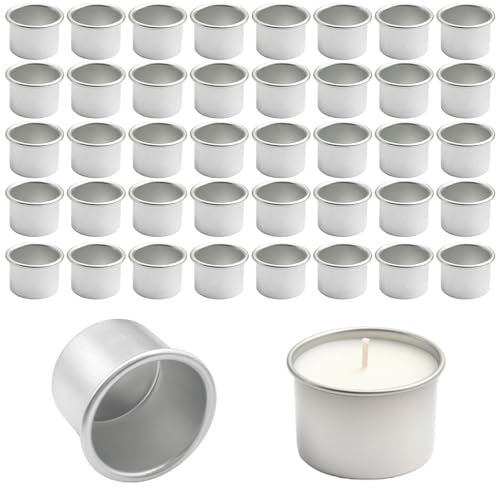 Teelichthalter Metall, Kerzenhalter Metall, 40 Stück, Teelichthalter Silber, Kerzentülle,...