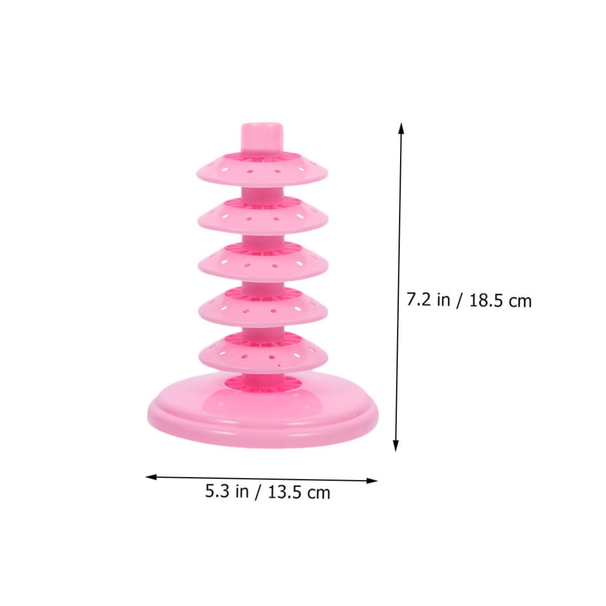 COLLBATH Candy Display Stand Lollipop Rack Lollipop Tree Holder Lollipop Stand for Wedding Candy Holder Candy Pop Tower Candy Table Display Cake Pops Stand Holes Lollipop Pink Pp