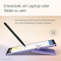 Microsoft Surface Pro | Copilot+ PC | 12” LCD Touchscreen | Snapdragon® X Plus | 16GB RAM | 512GB Speicher | Neuestes Modell | Violett – Ansicht 8