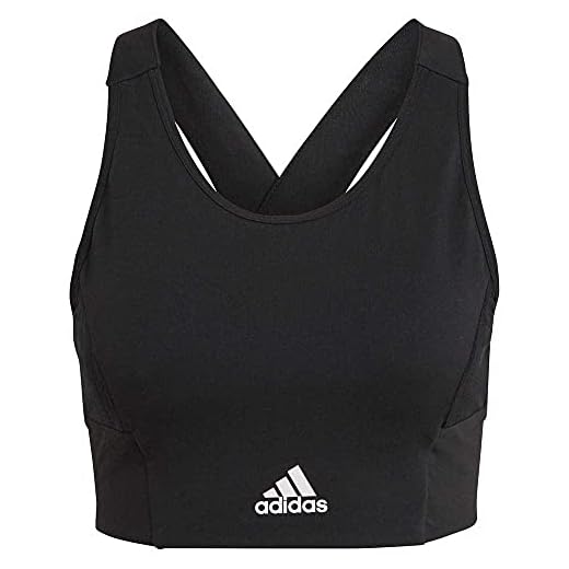 adidas GN8334 W MT BT Reggiseno Sportivo Donna Black/White L