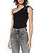 Produktbild Spiral Direct Damen Gothic Elegance-Assymetrical Tie Vest Top, Schwarz (Black 001), 34 (Herstellergröße: Small)