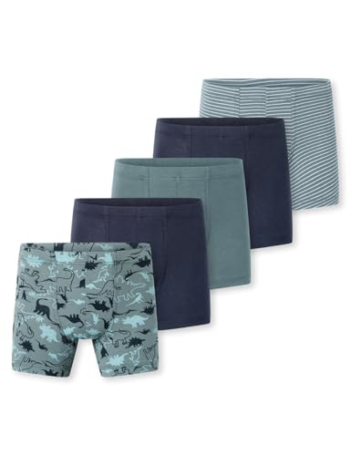 Schiesser Jungen 5 Pack Boxershort Unterhosen-95/5 Organic Bio Baumwolle-Größe 92