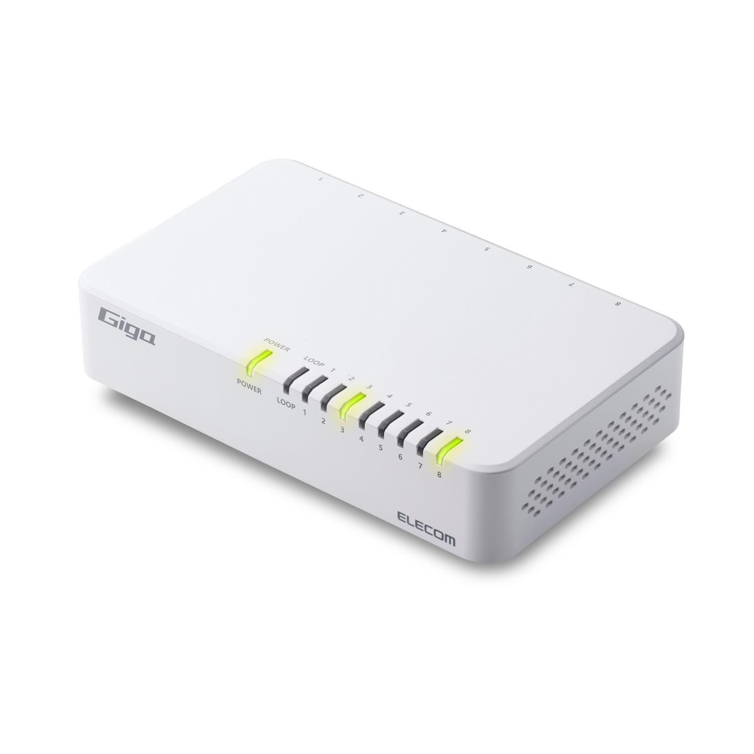 ELECOM スイッチングハブ ホワイト 100BASE-TX対応 スイッチングハブ - EHC-F24MN-HW ルーター・ネットワーク機器