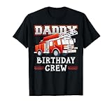 Photo Gallery papà compleanno crew fire truck pompiere famiglia corrispondenza maglietta Photo Gallery papà compleanno crew fire truck pompiere famiglia corrispondenza maglietta