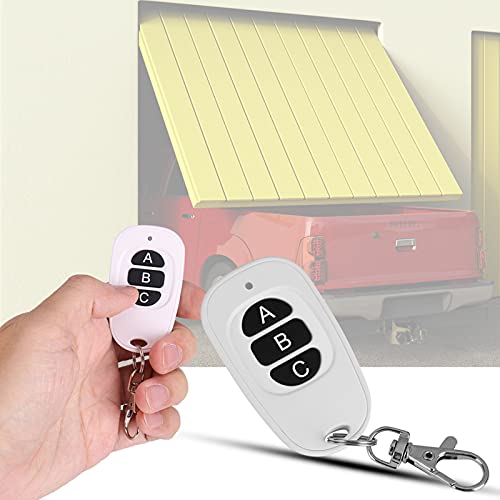 Goshyda Learning Remote Control, 433MHz 1/2/3/4 Channel, Universal Cloning Wireless Remote Control, for Garage Door, Gate Doors(Three keys) - Image 3