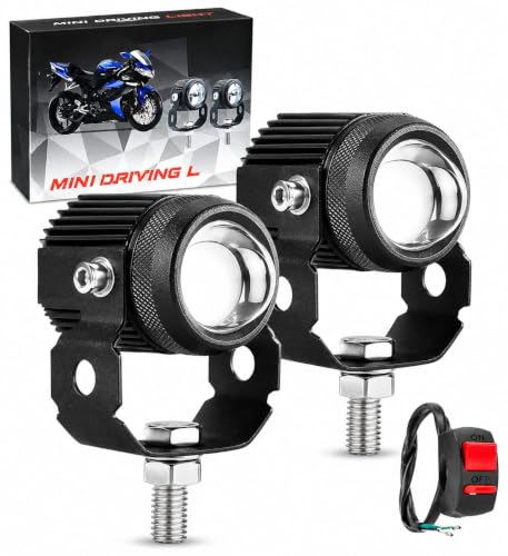 BIKEBLOOM Mini Drive 60W LED Fog Lights, 2-Pack Pack of 2 - Image 2