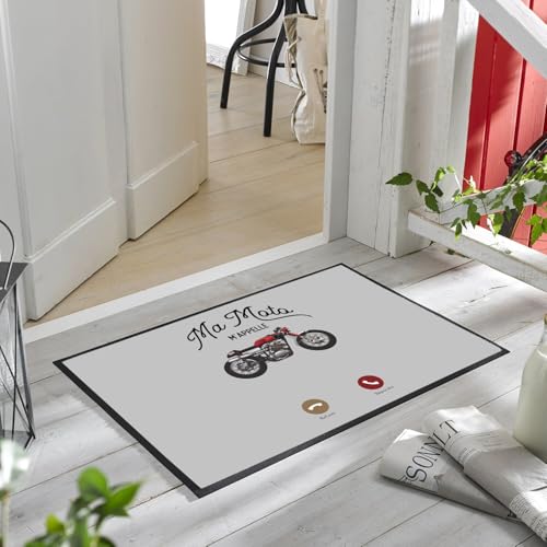 Paillasson Moto m'appelle Passion l'esprit Cafe Racer chez vous