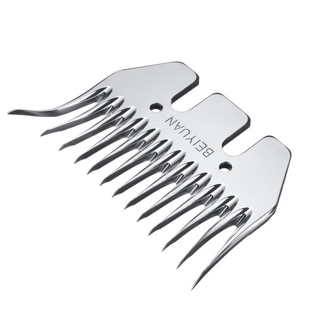 Kit de cuchillas y peines curvado de 13 dientes Beiyuan, para ovino universal compatible con todas las esquiladoras