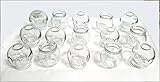 Glass Fire Cupping Jars with FINGER GRIPS - #4 (Outer Dia. 2.5