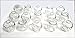 Glass Fire Cupping Jars with FINGER GRIPS - #4 (Outer Dia. 2.5"), Set of 15 Cups