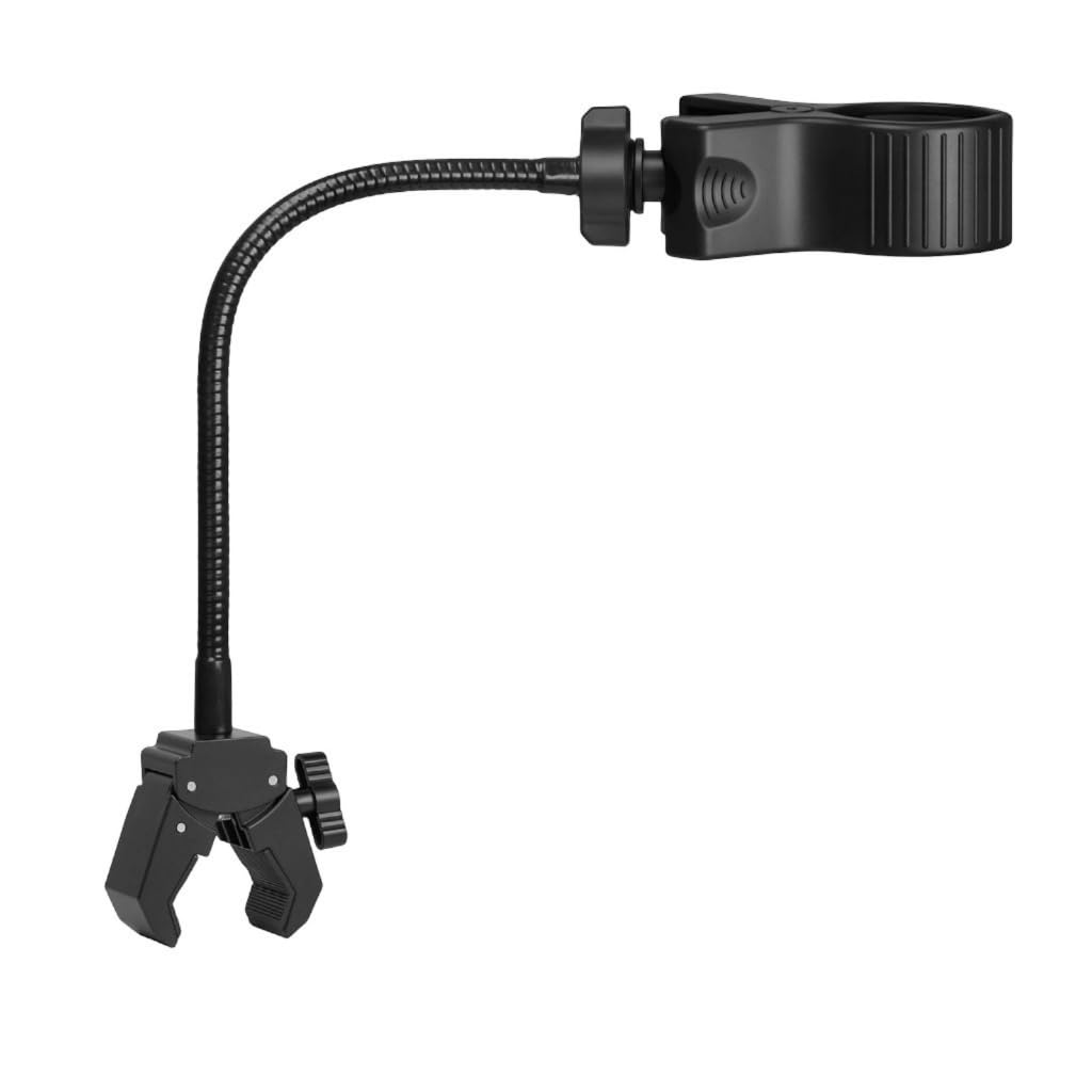 Tsophreniq Flexible Gooseneck Microphone Stand Adjustable Clamp for Hair Dryer Flashlight and Fan Length 20cm 30cm 40cm