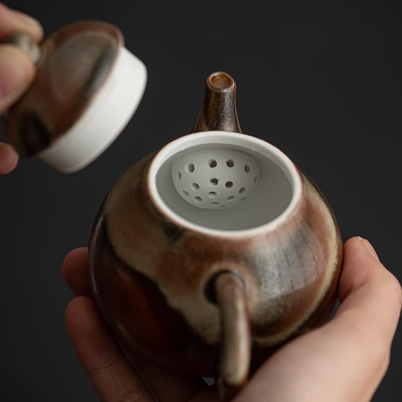 Ceramic Firewood Kiln Transformed into Retro Handheld Pot, Capacity 5oz  (A1) : Amazon.ca: Home