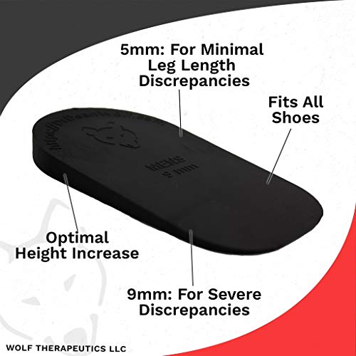 Plantillas elevadoras 9mm para hombre, par de 2 miniatura 5