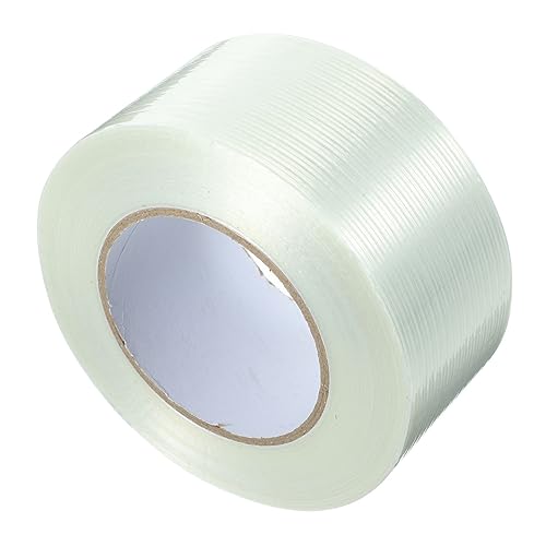 HOODANCOS Invisible Tape Rolls 1 Roll of 1.5-inch x 50-Yard Fiberglass Tape High Temp Window Sealing