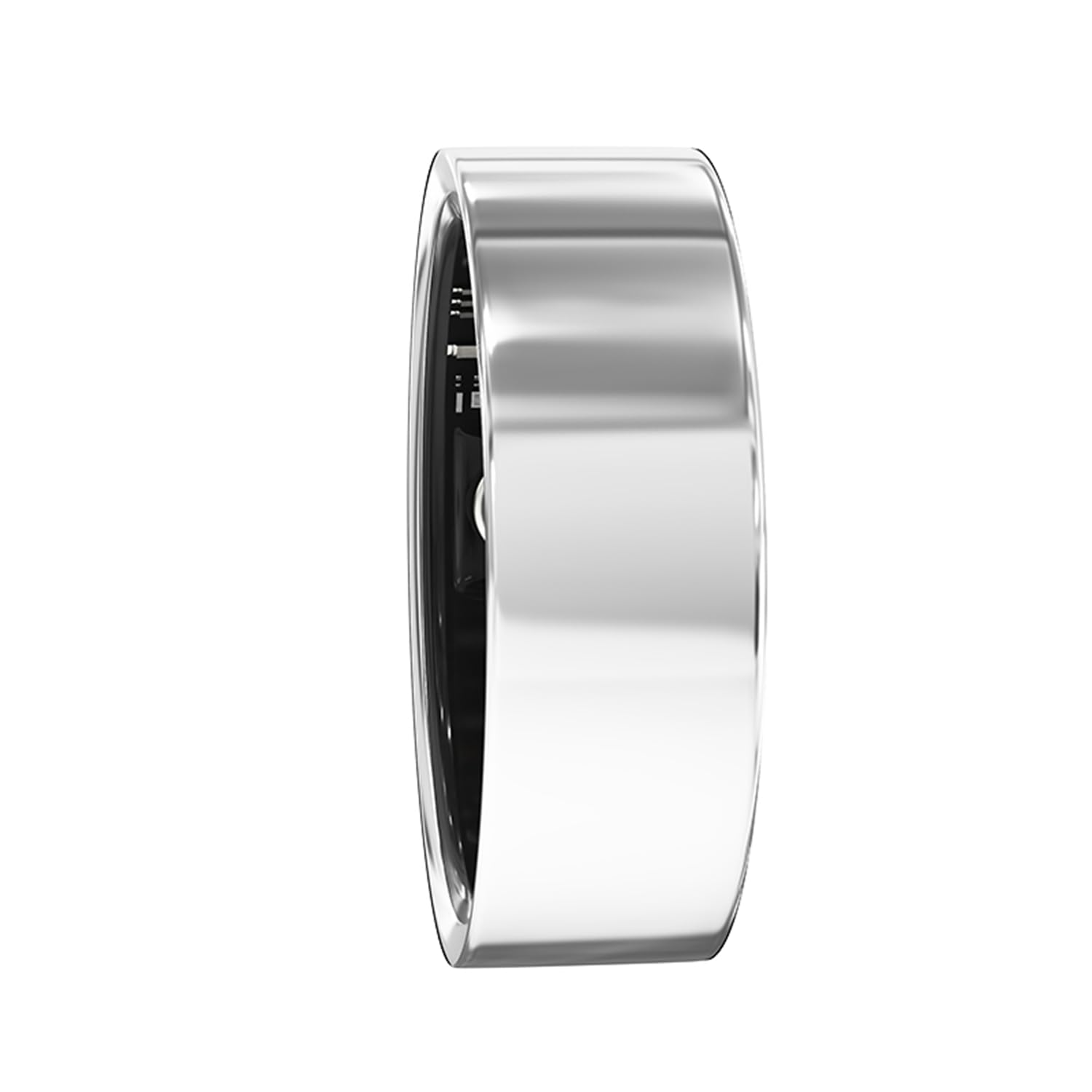 Bague intelligente IP68 pour homme et femme avec moniteur de fréquence cardiaque, de pression artérielle, d'oxygène, étanche, compteur de calories, compteur de pas, anneau de santé, argent #12
