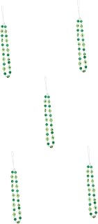 NOLITOY 5 Peças Corrente De Telefone Celular Verde Argila De Polímero Branco Mau Olhado Alças De Telefone Anti-Perda Chaveiro De Telefone Cordão De Telefone De Mau Olhado Chaveiro Com