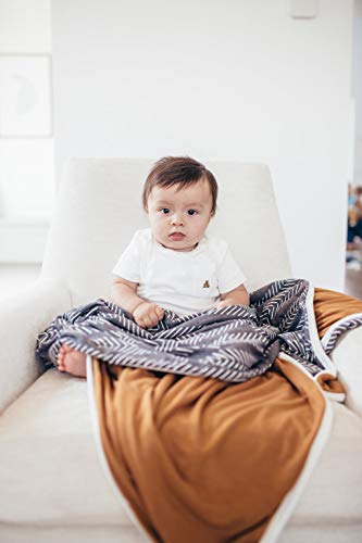 Image of Copper Pearl 3-Layer Baby Blanket: Soft Baby Quilts for Boys and Girls | Breathable, Cozy, Toddler Blanket | Baby Quilt for Newborns | 46x46 Premium Polyester /Rayon | Canyon