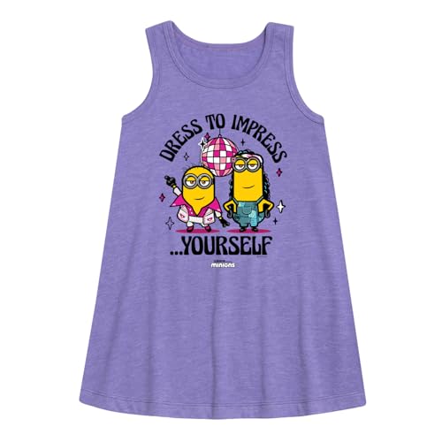 Despicable Me Minions - Dress to Impress Yourself - Toddler & Youth Girls A-line Dress