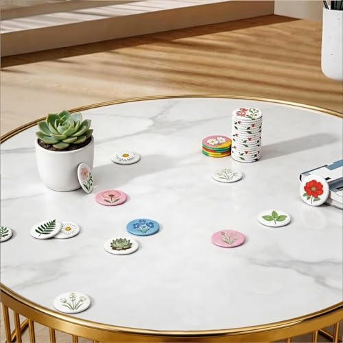 Imán Decorativo Redondo de 2.95 pulgadas Personalizado miniatura 7