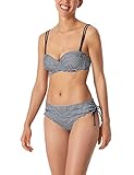 Schiesser Bademode für Damen Schiesser Damen Bandeau 179212 Bikini-Set, Dunkelblau, 40 / D