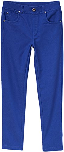 Image of ToBeInStyle Girl's Denim Easy Styling Classic Timeless Everyday Jeans Zip-Up Closure