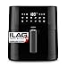 MEDION E40 XL Hei&szlig;luftfritteuse (5,2 Liter, Airfryer, 2.150 Watt, 9 Automatikprogramme, Backfunktion, &ouml;lfreies Frittieren, Touch Bedienfeld, LED Anzeige, MD 11740) schwarz