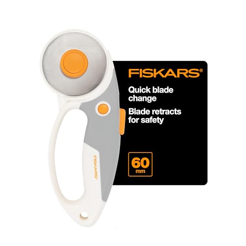 Fiskars 60mm Rotary Cutter for Fabric...