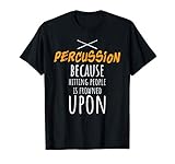 Drummer Gift Playing Drums Percussion Mallet Percussionist T-Shirt