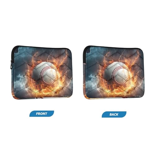 Funda para portátil Fire Baseball Lightning 13-14 pulgadas miniatura 2