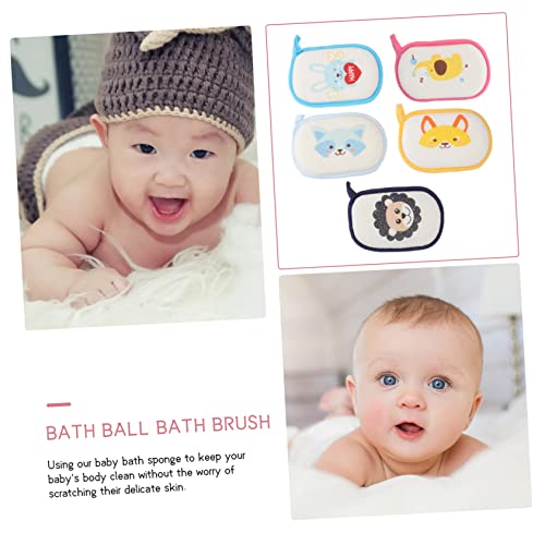 Brosse exfoliante corps bébé POPETPOP et serviettes bain tout-petits - 6