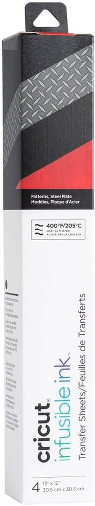 Cricut Motifs de Feuilles de Transfert Infusible Ink, Plaque d'acier, Multicolore