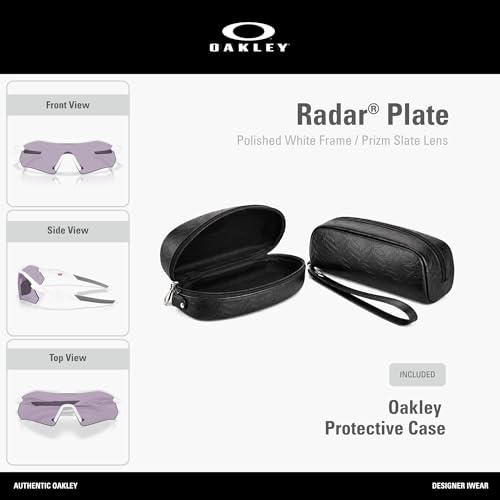 Image of Oakley Unisex Radar Plate Rectangular Sunglasses