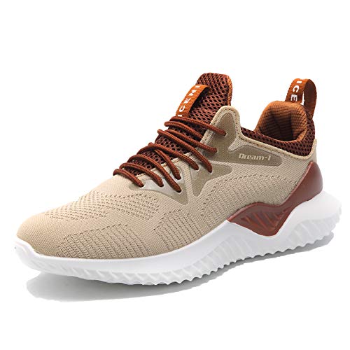 Husk'Sware Chaussures de Course pour Homme Baskets Respirantes pour la Gymnastique Loisir Baskets?42 EU,Marron?