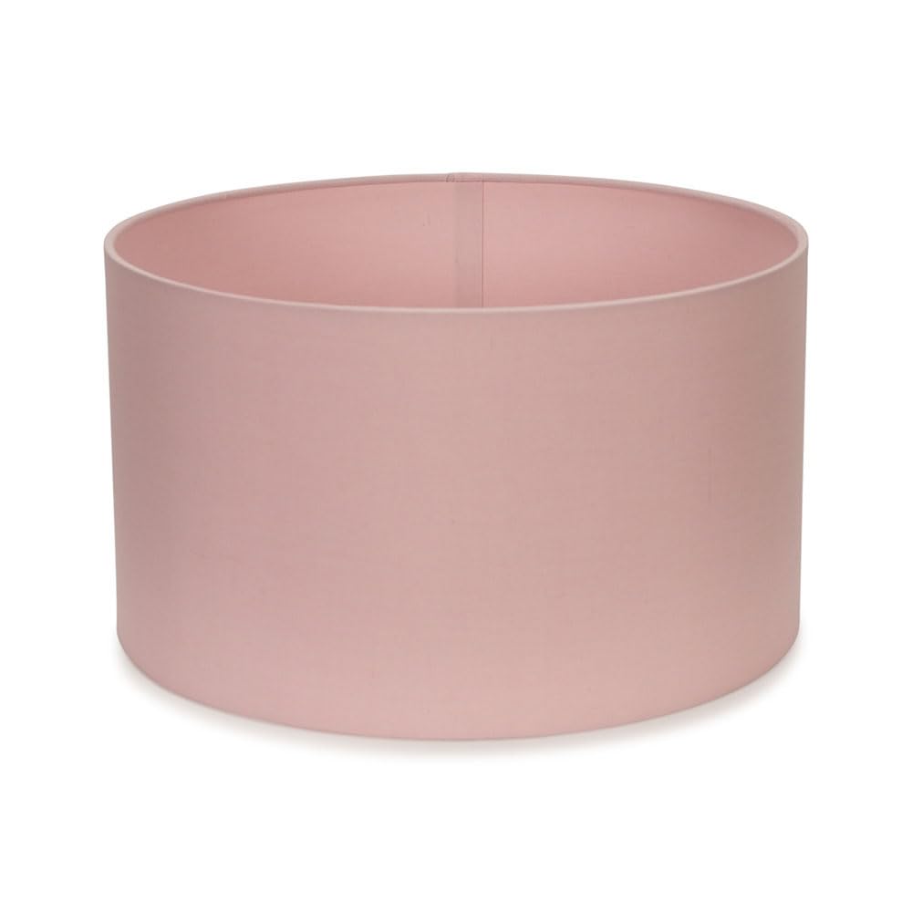 Valuelights Reni Medium Blush Fabric Drum Shade