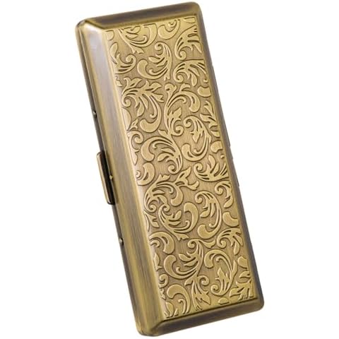 Elegant Mini Metal Cigarette Case for 10 Cover