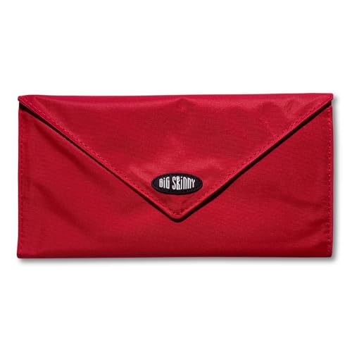Image of Big Skinny Women's Slimvelope Tri-Fold Checkbook Slim Wallet, Holds Up to 40 Cards