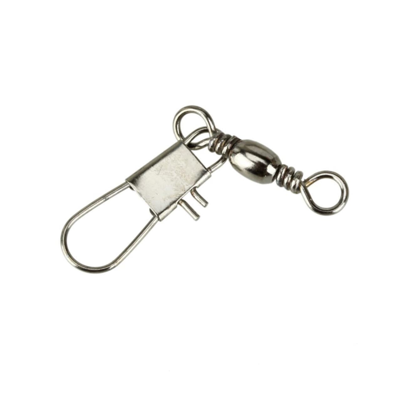 Mipcase Anello Di Collegamento Di Pesca Connettore Esca Girevole Cuscinetti Girevoli Da Pesca Girelle Da Connettore a Scatto e Con Paillettes Girella Da
