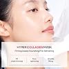 Mediheal Hyper Collagen - Collagen Real Deep Mask, Overnight Firming & Hydrating Gel Mask, Pore Appearance Refining, Plumping & Elasticity Care, Korean Skincare (4ea)