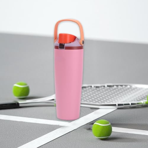 Image of Stainless Steel Water Bottle 32 oz with Flip Lid and Carry Loop (Magenta Pink, 900 ml)