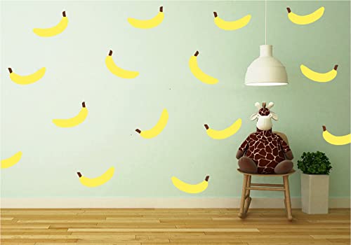 Vinilos Decorativos Amarillos Plátanos 64 Piezas para Niños miniatura 4