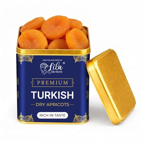 Image of LILA DRY FRUITS Turkish Apricots 275 Grams Soft & Juicy Dried Khubani Rich in Fiber Antioxidants | Healthy Snack for Daily Nutrition Dry Fruit for Kids & Adults Perfect for Gifting