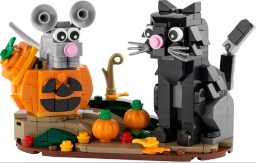 Image of LEGO Halloween Cat and Mouse 40570