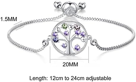 Philip Jones Silver Plated Chakra Tree of Life Set Created with Zircondia® Crystals