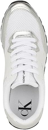 Calvin Klein Women's CAMINA Sneaker, White, 8 | Image 1