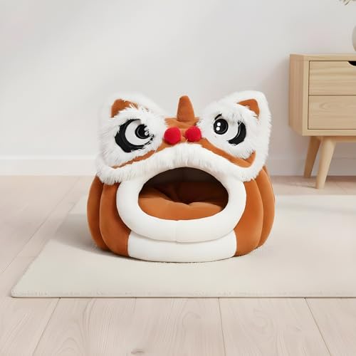 Cama para Gatos Túnel de Interior Cómodo y Accesorio de Invierno 4