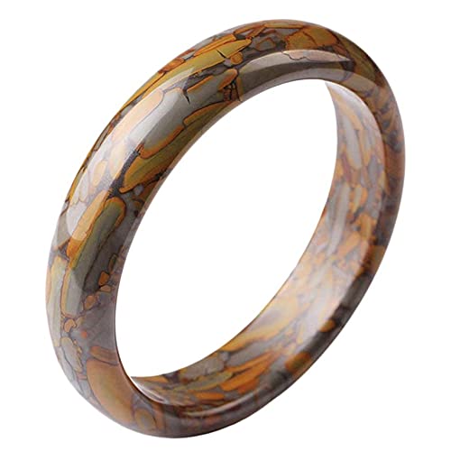 Bracelet en jade pour femmes YZCIS en quartzite naturel coloré de style classique chinois 56-62mm