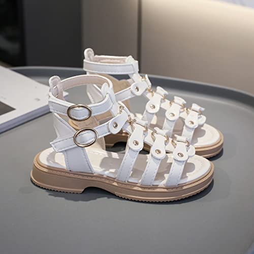 Infant Baby Girls Sandals High Tops Open Toe Princess Shoes Summer 𝗦hackle Dress First Shoes3