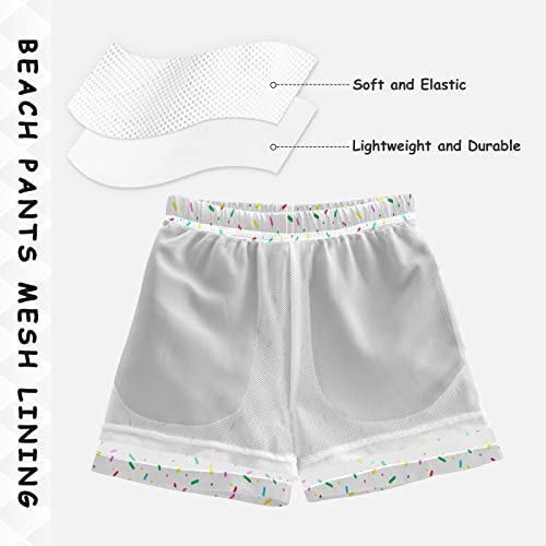Sprinkles Sweets Candy Boys Swim Trunks Toddler Swim Board Shorts Quick Dry Little Boy Swimwear Bathing Suits3