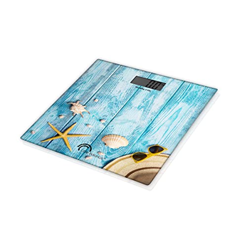 LITTLE BALANCE 8334 - Pèse-personne électronique - Design 'Coquillages' - 180 kg / 100 g